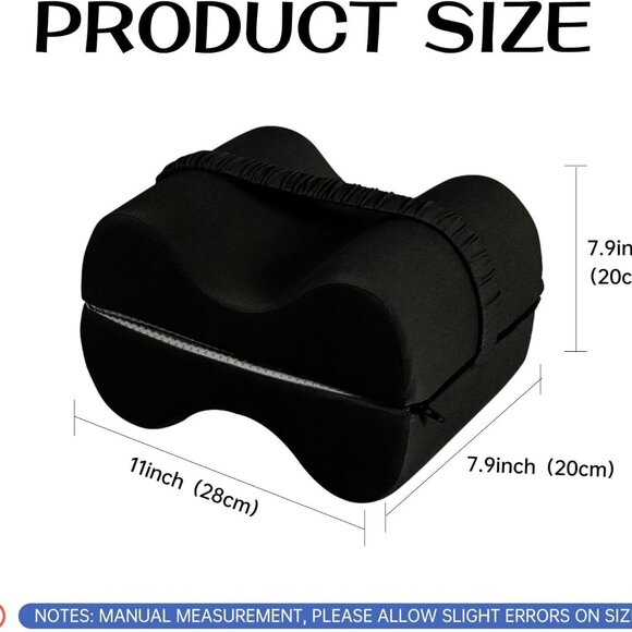 Memory Foam Pillow for Side Sleepers Removable and Comfortable Knee Pillows for - Picture 6 of 12